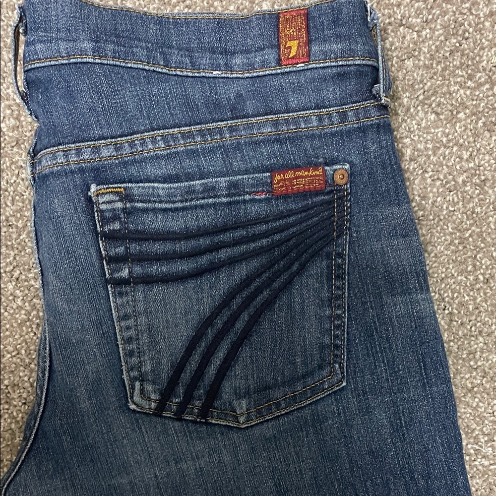 7 For All Mankind Women's Blue Jeans